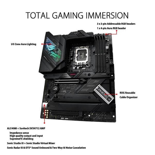 ASUS ROG Strix Z690-F Gaming WiFi Motherboard