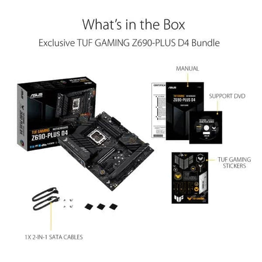 ASUS TUF Gaming Z690-Plus D4 Motherboard
