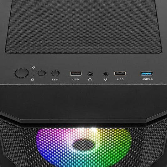 Gamdias Athena M6 ARGB (ATX) Mid Tower Cabinet (Black)