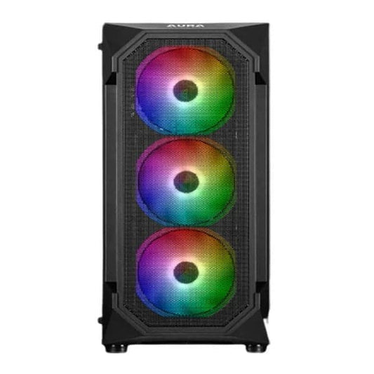 GAMDIAS Aura GC1 Mesh ARGB ATX Mid Tower Cabinet (Black)