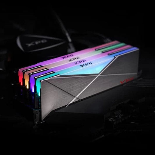 Adata XPG Spectrix D50 RGB 16GB (16GBx1) 3000MHz DDR4 RAM (Tungsten Grey)