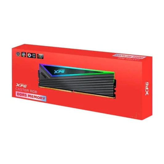 Adata XPG Caster RGB 16GB (16GBx1) 6000MHz DDR5 RAM (Tungsten Grey)
