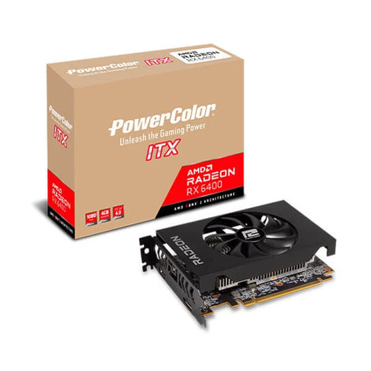 PowerColor RX 6400 ITX 4GB Gaming Graphic Card