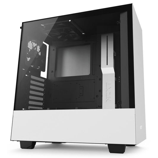 NZXT H500 (ATX) Mid Tower Cabinet (White-Black)