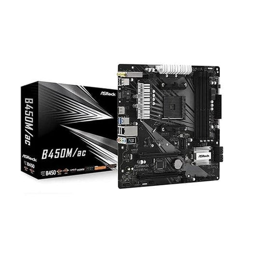 ASRock B450M/Ac WiFi Motherboard