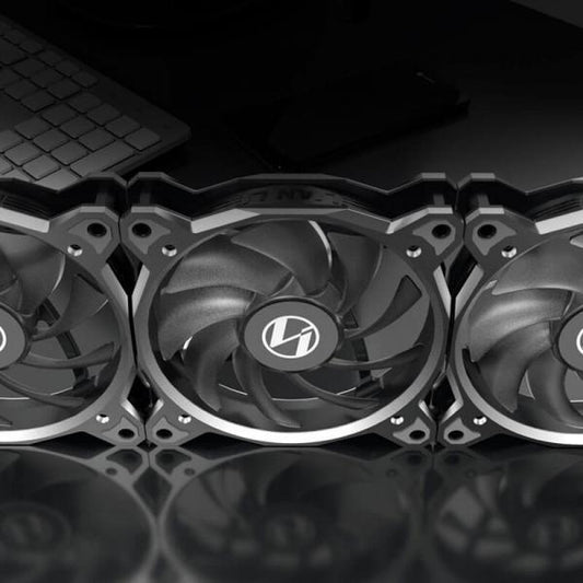 Lian Li Bora Lite 120mm RGB Cabinet Fan (Triple Pack) Silver