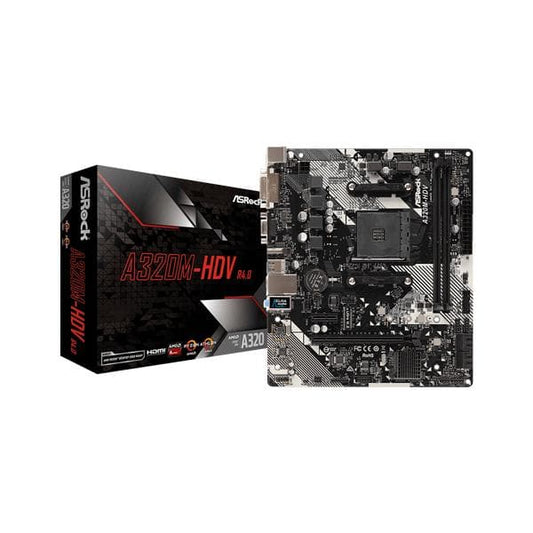 ASROCK A320M-HDV R4.0 DDR4 AMD Motherboard