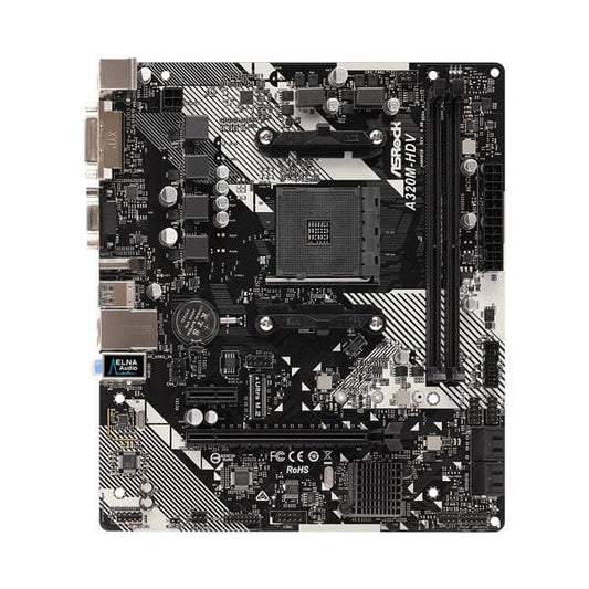 ASROCK A320M-HDV R4.0 DDR4 AMD Motherboard