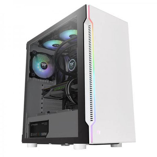 Thermaltake H200 TG RGB Mid Tower Cabinet (Snow)