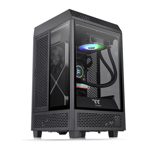 Thermaltake The Tower 100 Mini Tower Cabinet (Black)