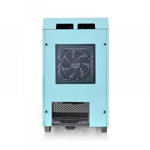 Thermaltake Tower 100 TG Type-C (USB 3.2 Gen 2) Mini Tower Cabinet (Turquoise)