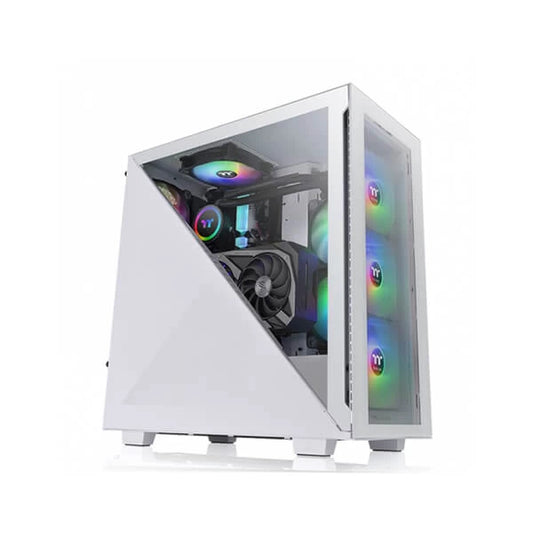 Thermaltake Divider 300 TG ARGB Mid Tower Cabinet (Snow)