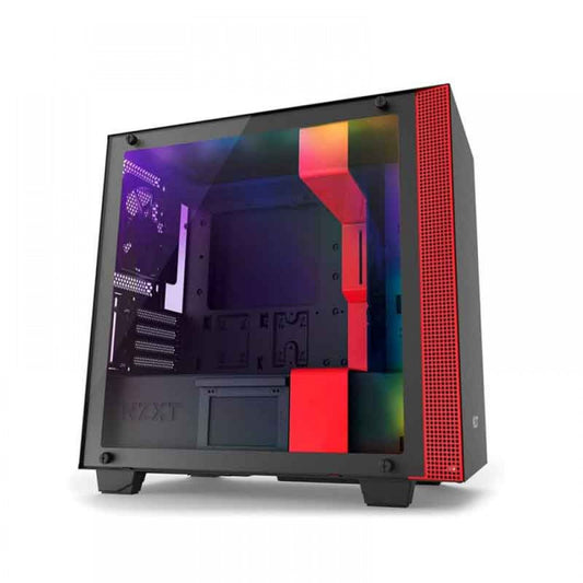 NZXT H400i (Mini-ITX) Mini Tower Cabinet (Black-Red)