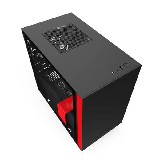 NZXT H210 With TG Side Panel (M-ITX) Mini Tower Cabinet (Matte Black)