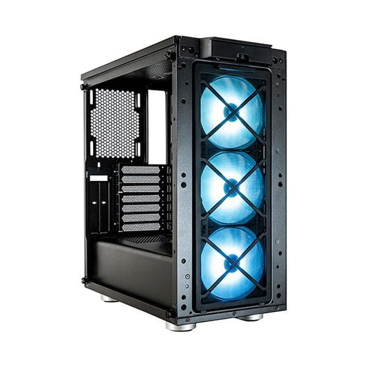 Corsair iCUE 465X RGB Mid Tower Cabinet With SP120 RGB Fans (Black)