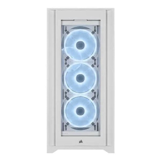 Corsair iCUE 5000X RGB QL Edition Mid Tower Case (White)