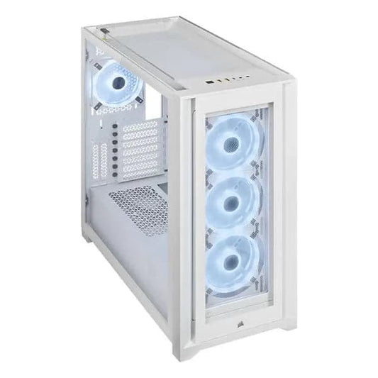 Corsair iCUE 5000X RGB QL Edition Mid Tower Case (White)