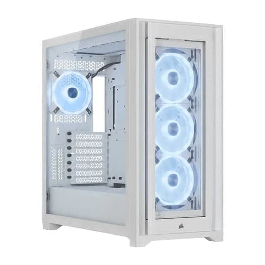 Corsair iCUE 5000X RGB QL Edition Mid Tower Case (White)