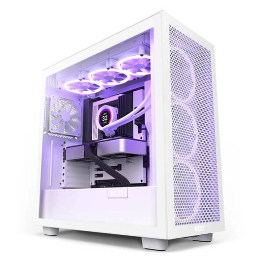NZXT H7 Flow ATX Mid Tower Cabinet (White)