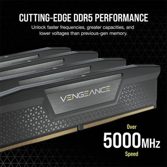 CORSAIR Vengeance 32GB ( 16GB x 2 ) DDR5 6000MHz RAM ( Black )