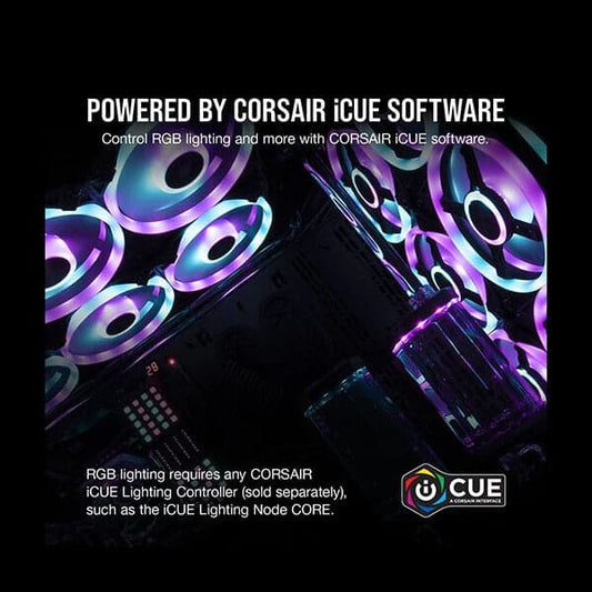 Corsair ICUE QL120 RGB Cabinet Fan (Single Pack) ( White )