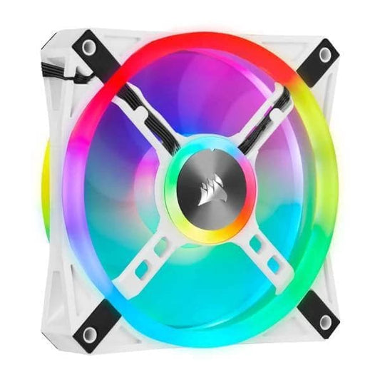 Corsair ICUE QL120 RGB Cabinet Fan (Single Pack) ( White )