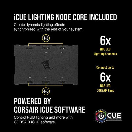 Corsair ICUE QL140 RGB White Cabinet Fan (Dual Pack)