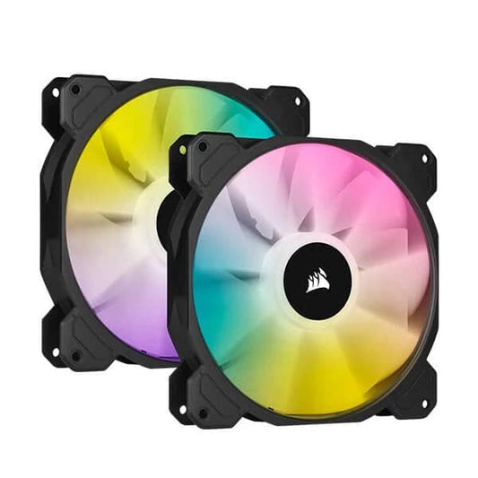 Corsair ICUE SP140 RGB Elite Cabinet Fan With Lighting Node Core (Dual Pack)