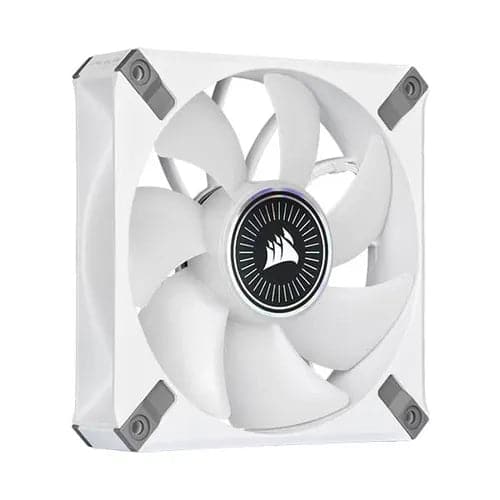 Corsair ICUE ML120 RGB Elite Premium 120mm PWM Magnetic Levitation Triple Fan Kit (White)