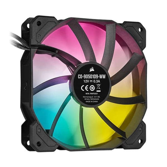 Corsair ICUE SP120 RGB Elite Cabinet Fan With Lighting Node Core (Triple Pack)