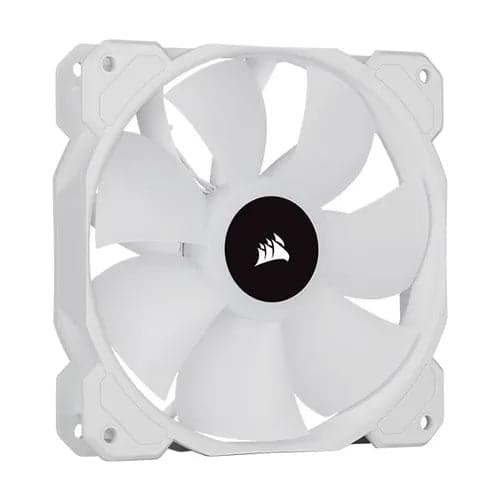 Corsair ICUE SP120 RGB Elite Cabinet Fan With Lighting Node Core (Triple Pack) ( White )