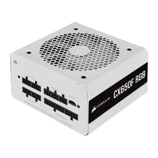 Corsair CX650F RGB White 80+ Bronze Fully Modular PSU (650 Watt)