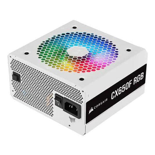 Corsair CX650F RGB White 80+ Bronze Fully Modular PSU (650 Watt)