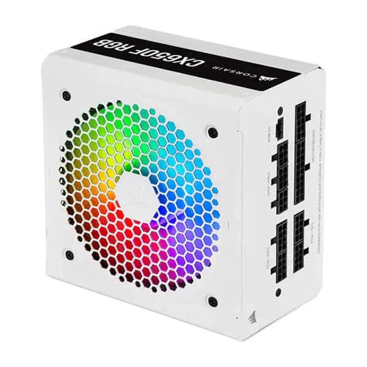 Corsair CX650F RGB White 80+ Bronze Fully Modular PSU (650 Watt)