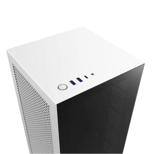 NZXT H1 Version 2 (M-ITX) Mini Tower Cabinet (Matte White)