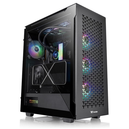 Thermaltake Divider 500 TG Air Mid Tower Cabinet (Black) (CA-1T4-00M1WN-02)