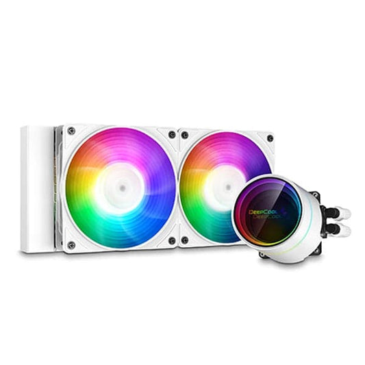 Deepcool Castle 240EX A-RGB CPU Liquid Cooler (White) 6933412727279