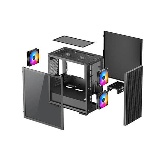 Deepcool Matrexx 40 3FS LED Mini Tower Cabinet (Black)