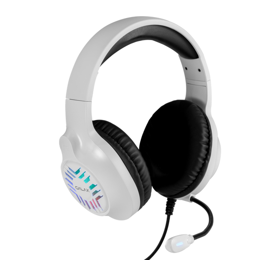 GALAX Sonar 02 Wired 7.1 Surround Gaming Headphone With Mic ( White) ( PS/PC/MAC/Mobile Devices )