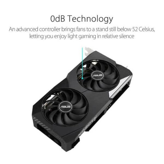 Asus Dual AMD Radeon RX 6650 XT OC 8GB Gaming Graphics Card