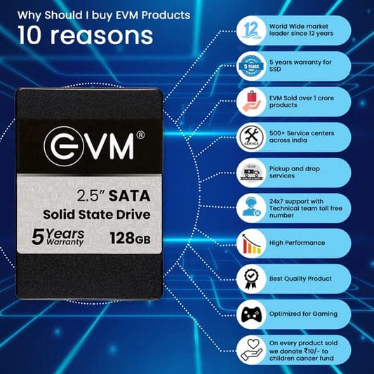 EVM 128GB 2.5 inch SATA Internal SSD