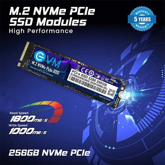 EVM 256GB M.2 NVME Internal SSD