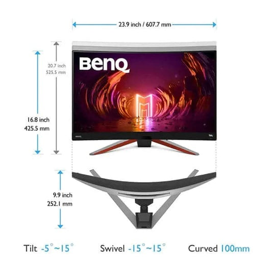 BenQ Mobiuz EX2710R 27 inch Curved Gaming Monitor