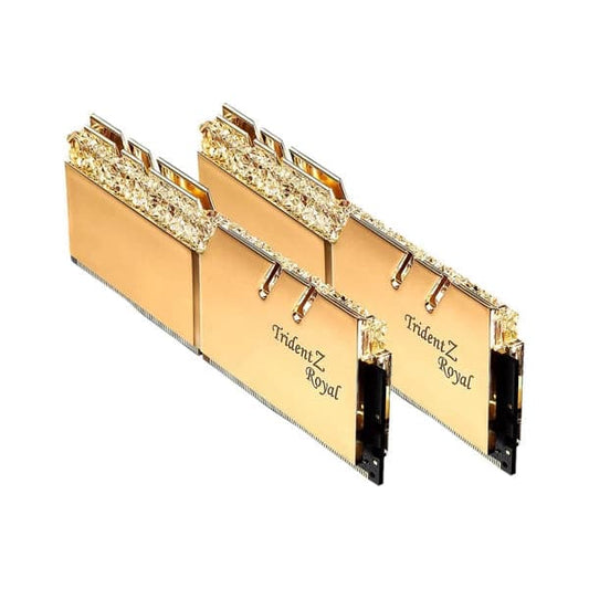 G.Skill Trident Z Royal 32GB (16GBx2) 3200MHz DDR4 Ram (Gold)