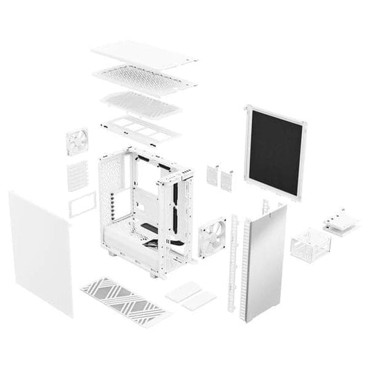 Fractal Design Define 7 Compact Solid Mid Tower Cabinet (White) ( FD-C-DEF7C-05 )