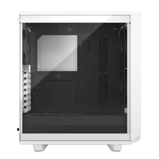 Fractal Design Meshify 2 Compact Clear TG Mid Tower Cabinet (White) (FD-C-MES2C-05)