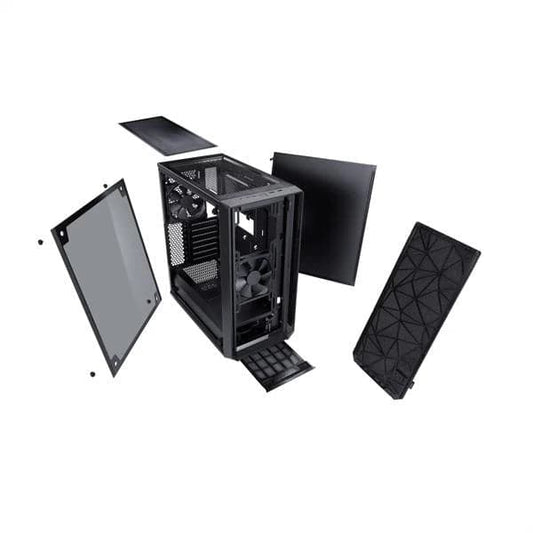 Fractal Design Meshify C Dark TG Mid Tower Cabinet (Black)