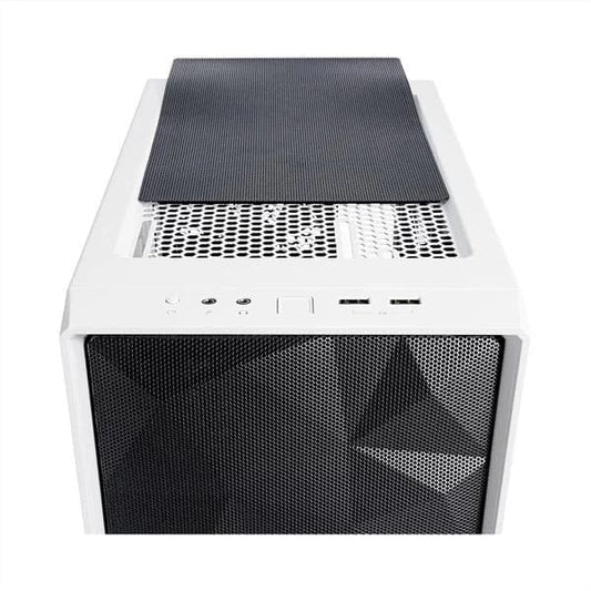 Fractal Design Meshify C TG Mid Tower Cabinet (White)