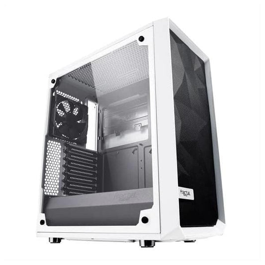 Fractal Design Meshify C TG Mid Tower Cabinet (White)