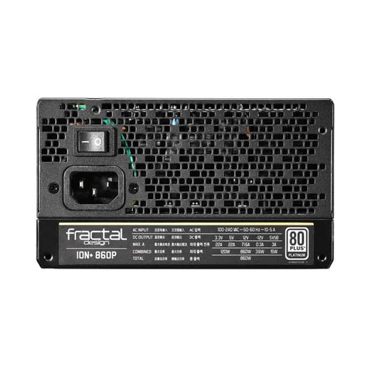 Fractal Design Ion + 860W Platinum Fully Modular PSU (860 Watt)